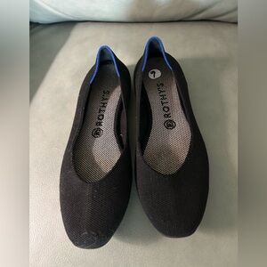 Rothy's Black and Blue Women's Flats